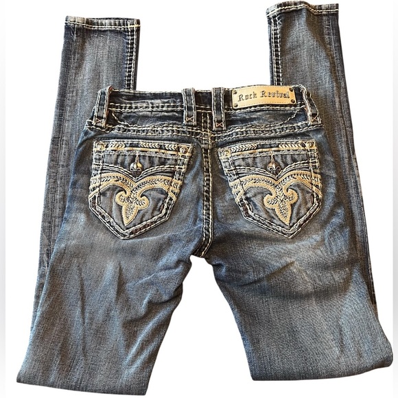 Rock Revival Pilkin Midrise Skinny Stretch Jeans Size 25 - Picture 9 of 14